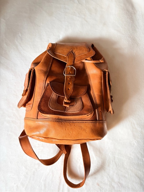 Hand Crafted Handbags - Handmade Leather Backpack